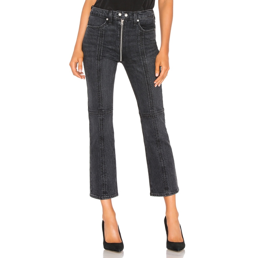 Rag & Bone Black Bain Iver Pant Jeans - Picture 4 of 5